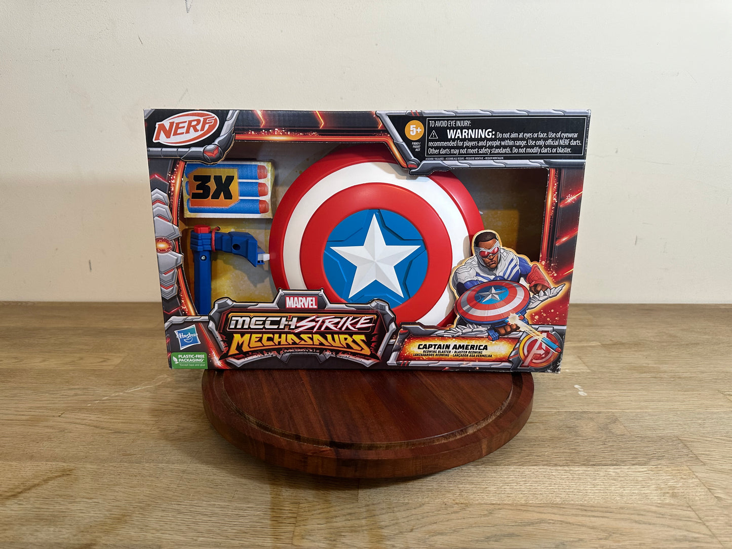 Nerf Marvel Mech Strike Mechasaurs Captain America