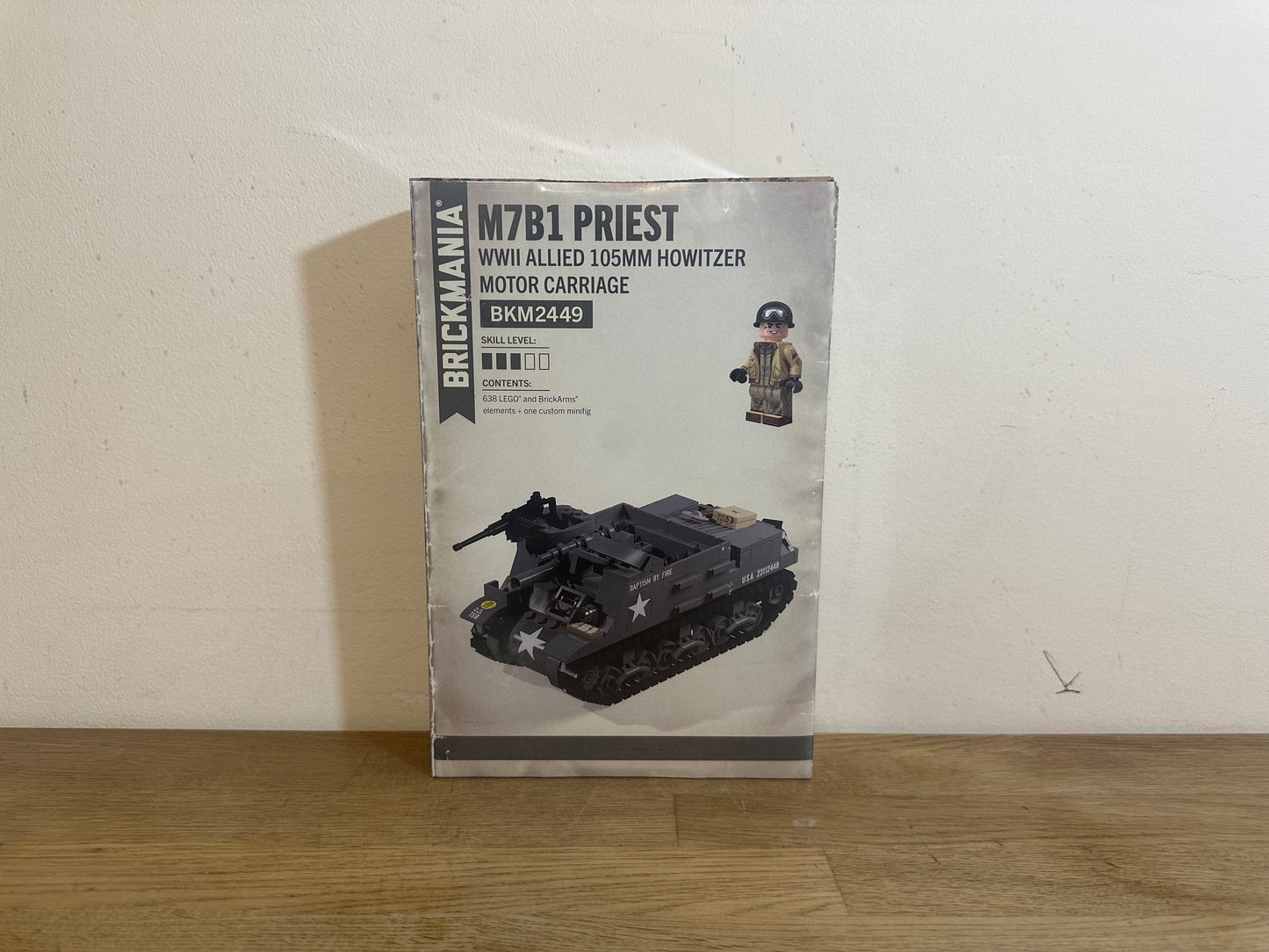 Brickmania M7B1 Priest WWII Allied 105MM Howitzer Motor Carriage